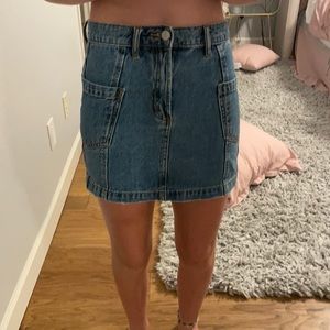 small jean skirt